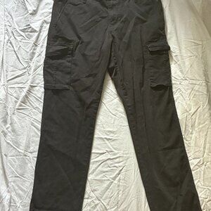US Polo Assn. Men's Black Cargo Pants (34/32)